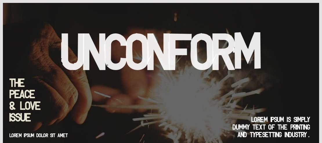 UNCONFORM Font Family