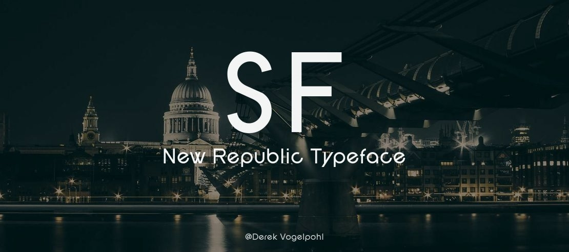 SF New Republic Font Family