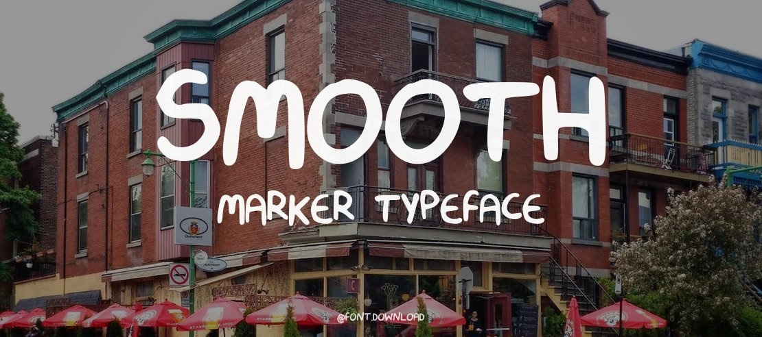 Smooth Marker Font