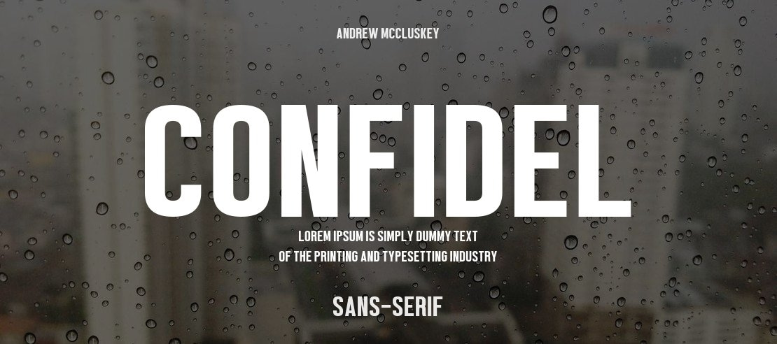 Confidel Font