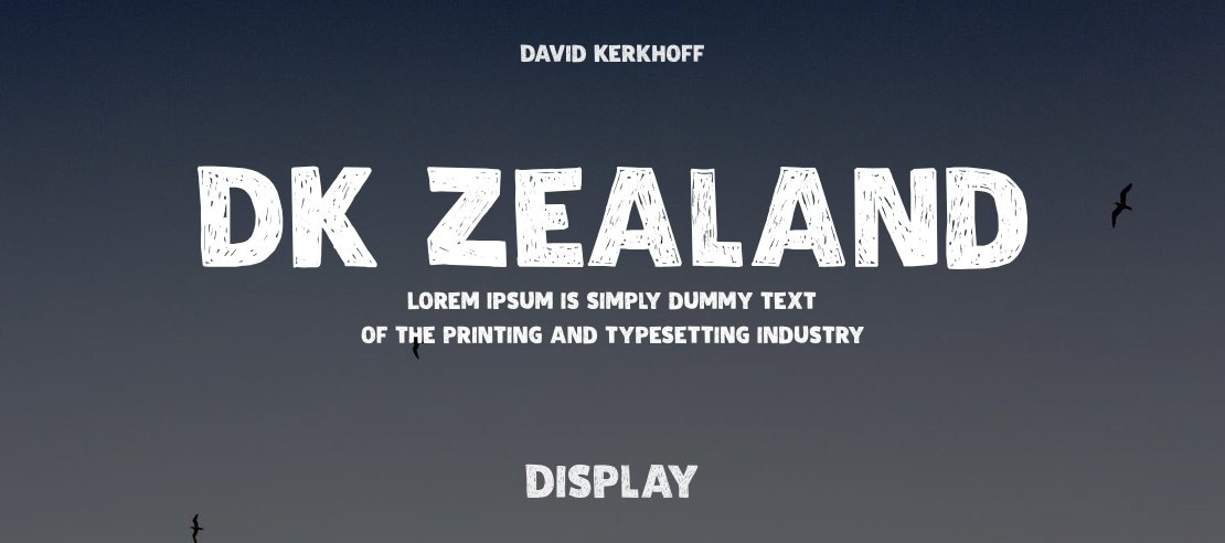 DK Zealand Font