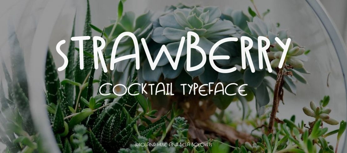 Strawberry Cocktail Font