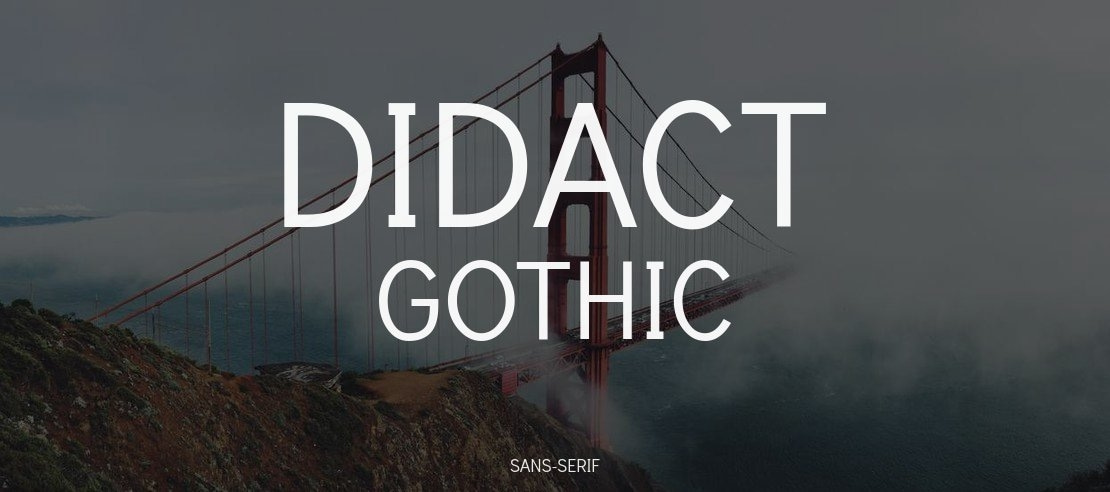 Didact Gothic Font