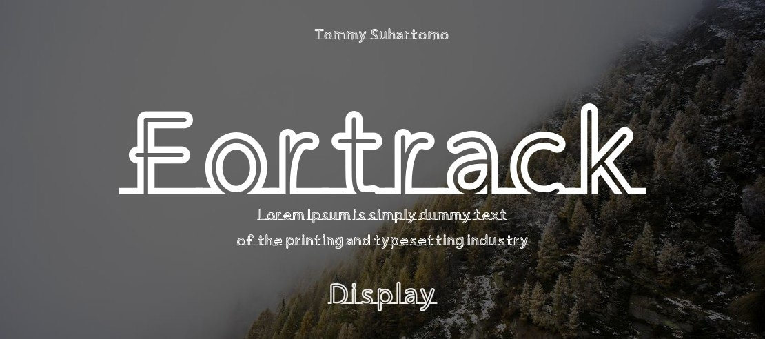 Fortrack Font Family