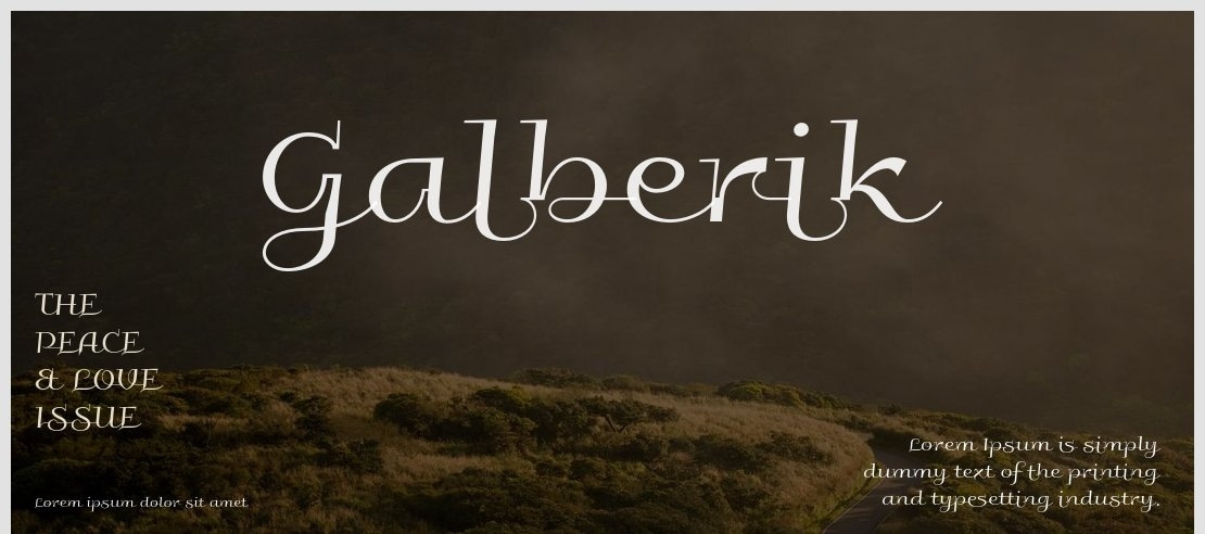 Galberik Font