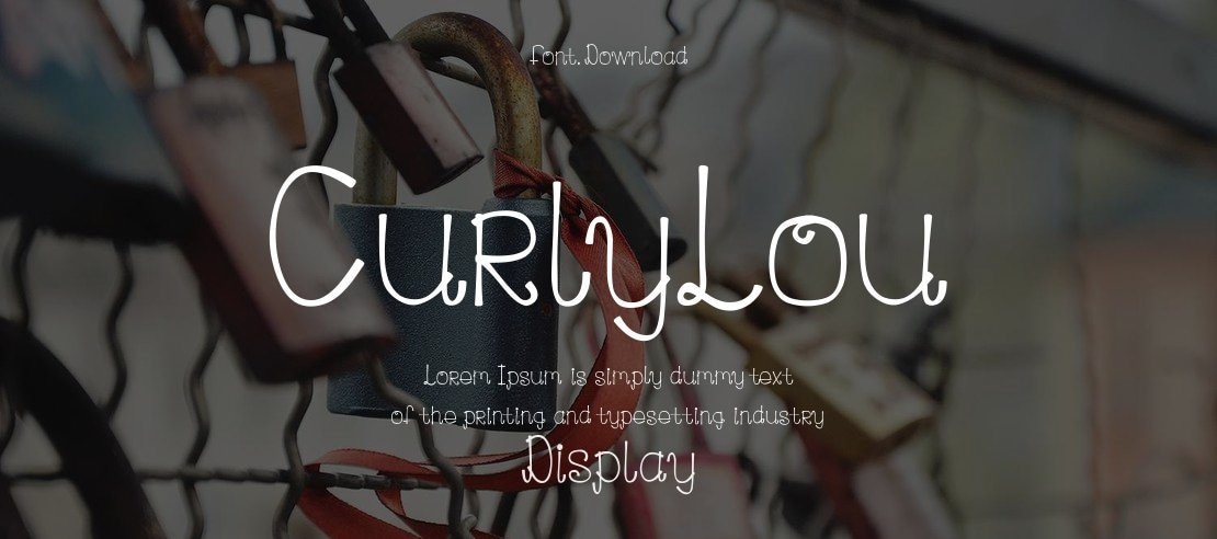 CurlyLou Font