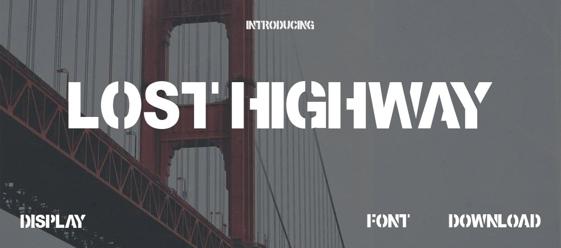 Lost Highway Font