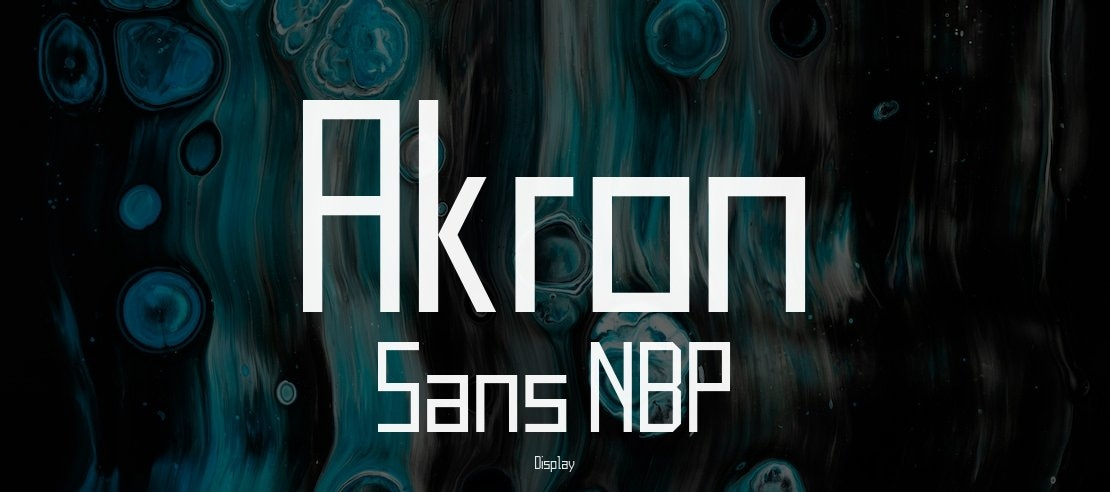 Akron Sans NBP Font Family