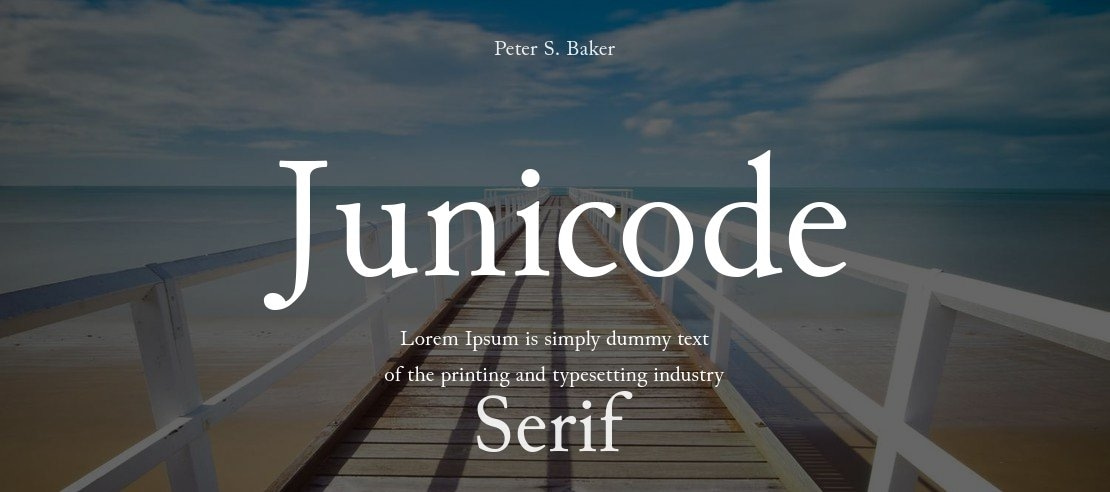 Junicode Font Family