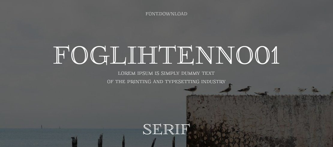 FoglihtenNo01 Font