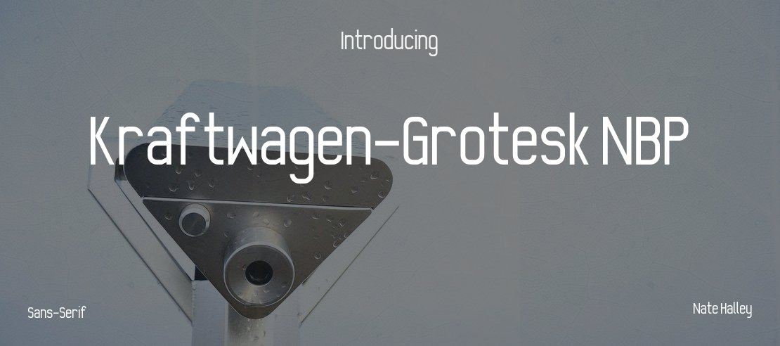 Kraftwagen-Grotesk NBP Font Family