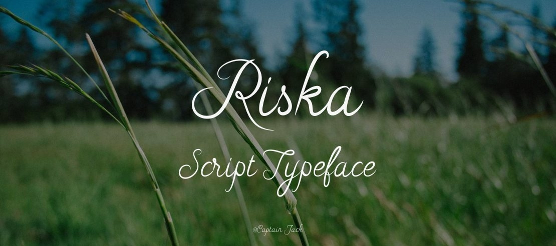 Riska Script Font