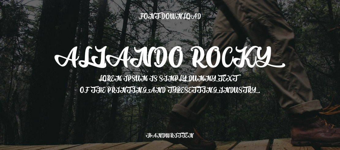 Aliando Rocky Font