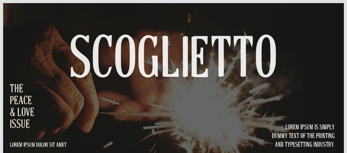 Scoglietto Font