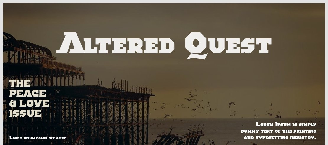 Altered Quest Font