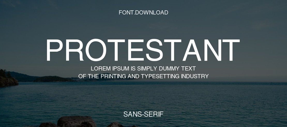 Protestant Font