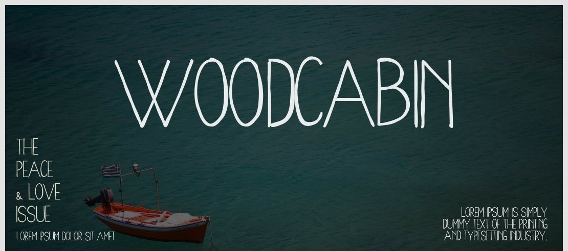 WoodCabin Font