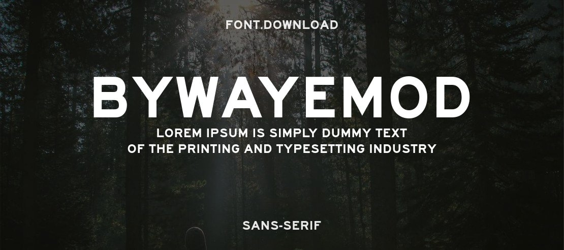 BywayEMod Font