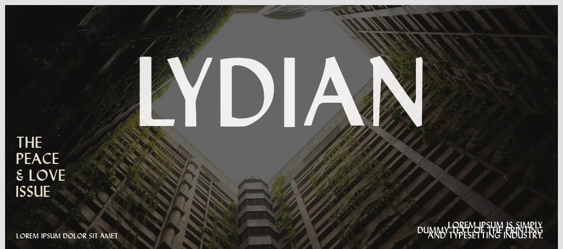 Lydian Font