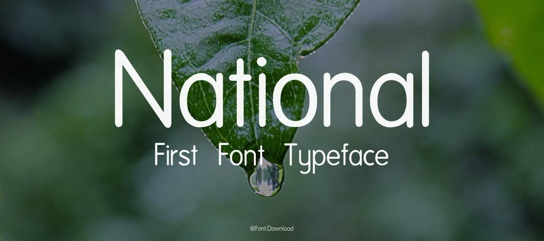 National First Font