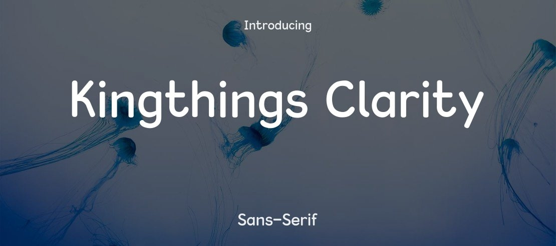Kingthings Clarity Font