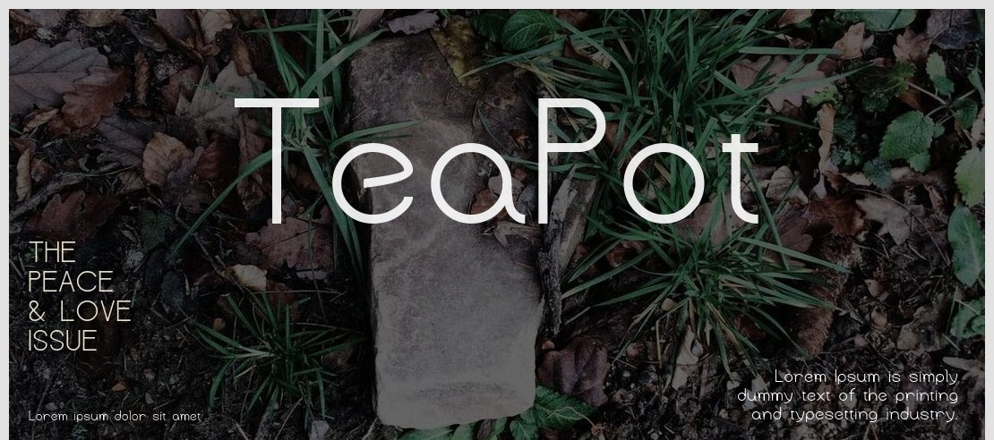 TeaPot Font