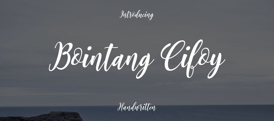 Bointang Cifoy Font