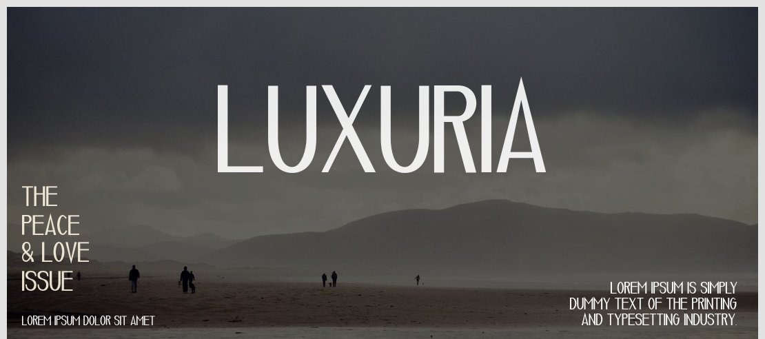 Luxuria Font