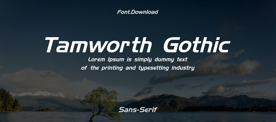 Tamworth Gothic Font