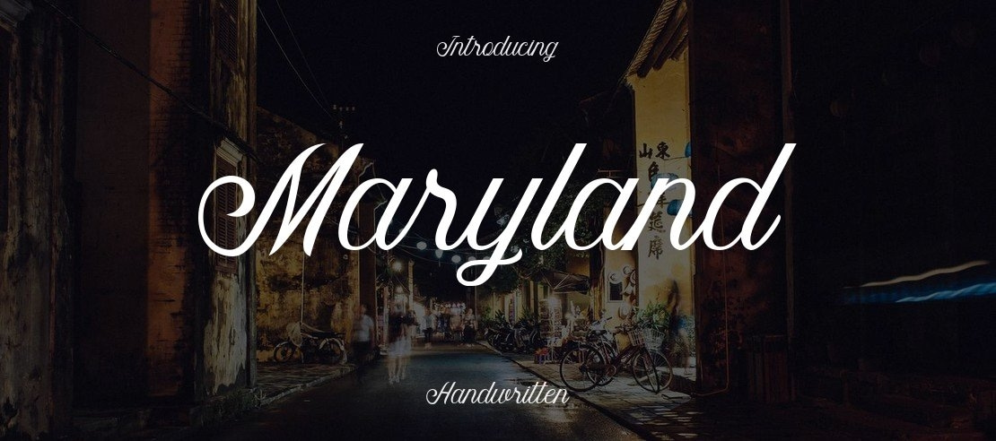 Maryland Font