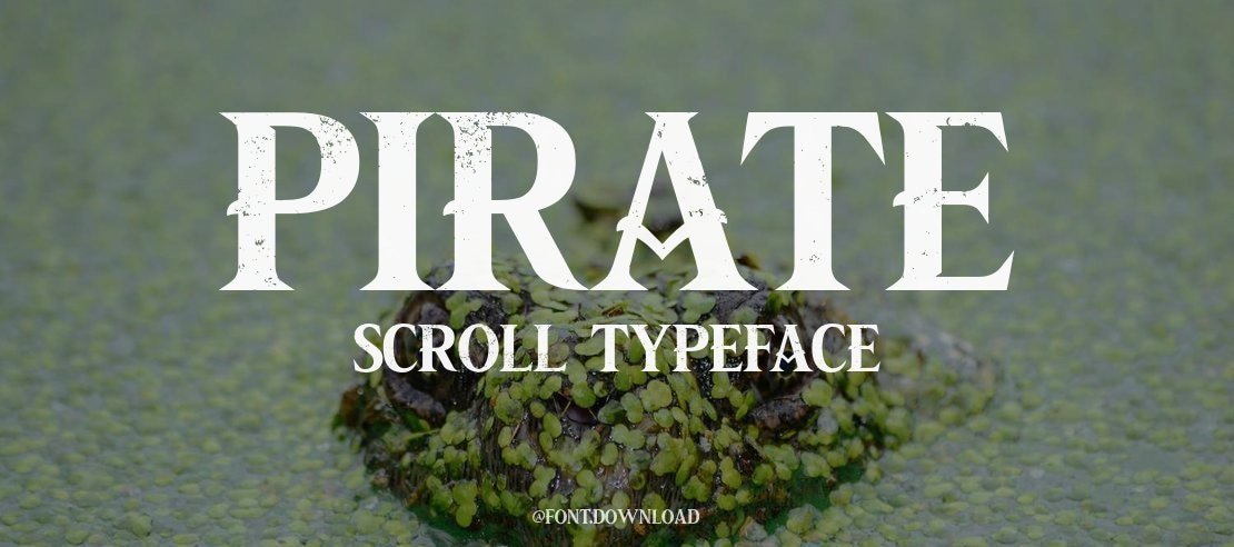 PIRATE SCROLL Font