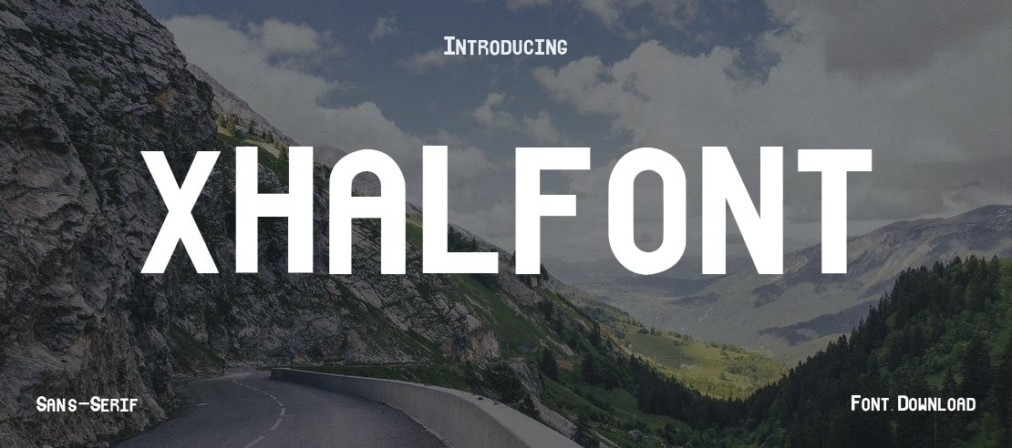 xhalfont Font