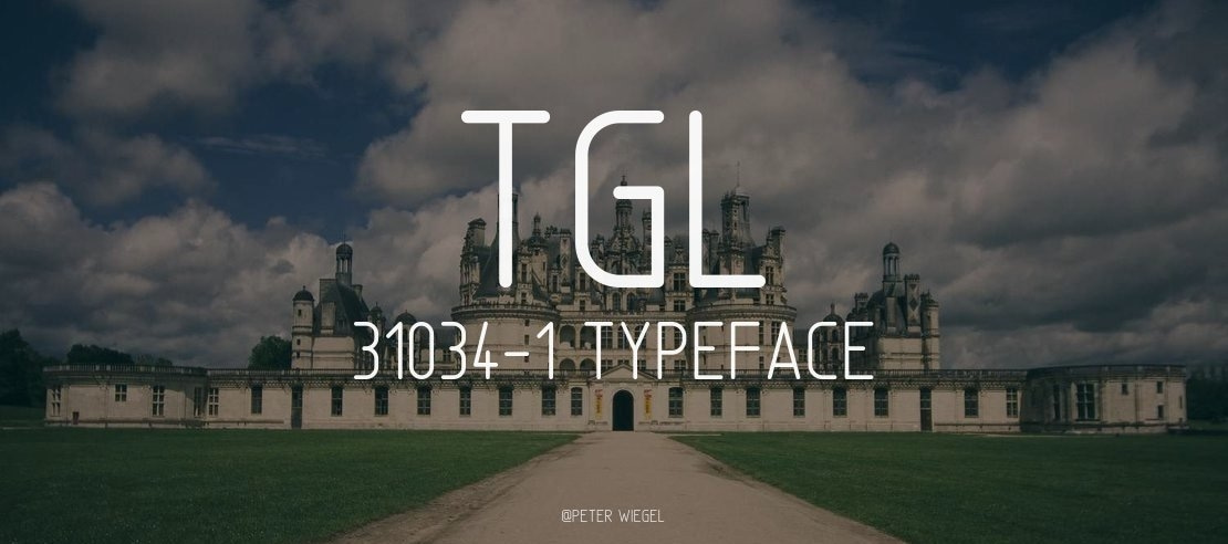 TGL 31034-1 Font Family