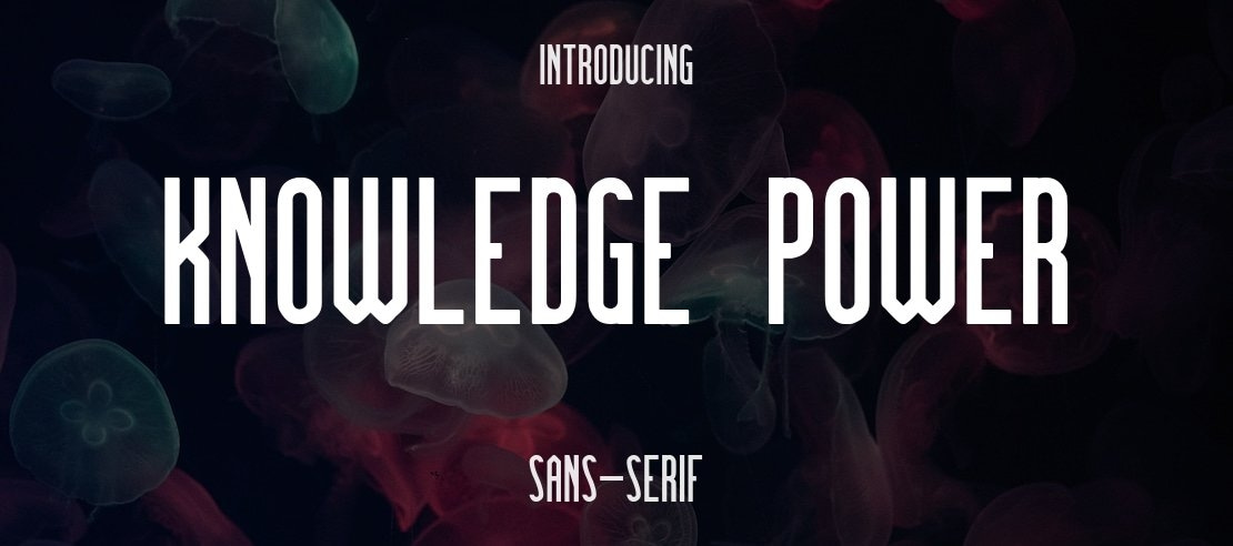 Knowledge Power Font Family