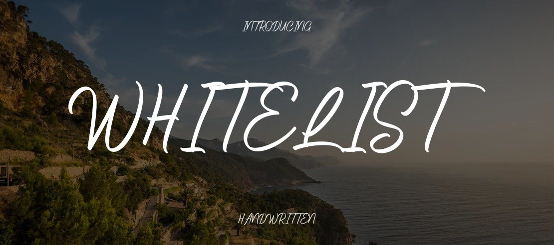 Whitelist Font