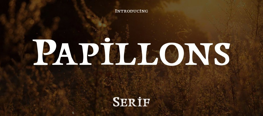 Papillons Font Family