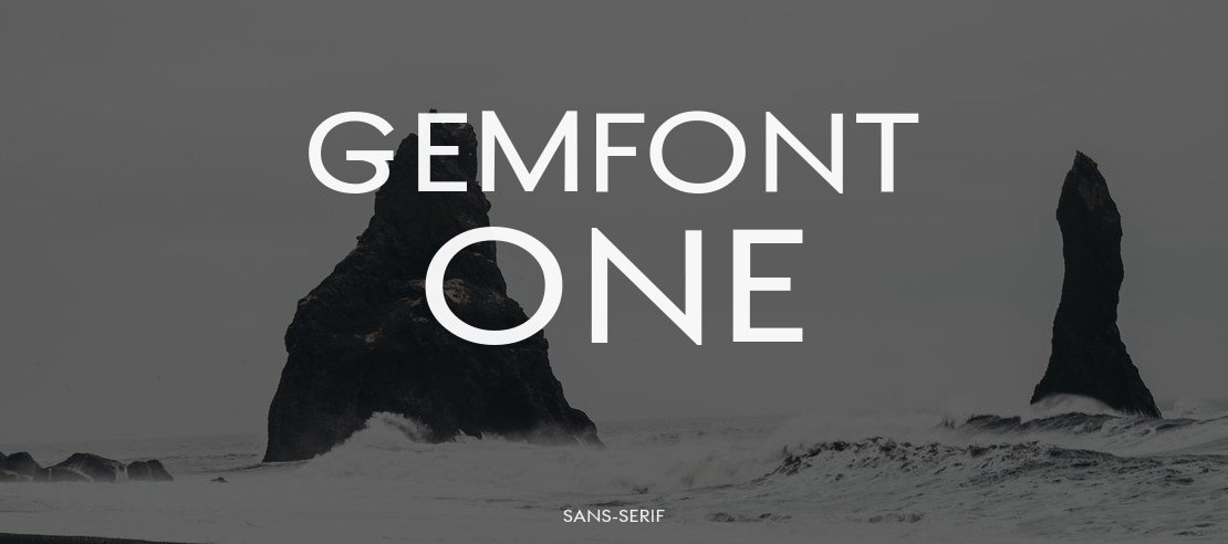 GemFont One Font