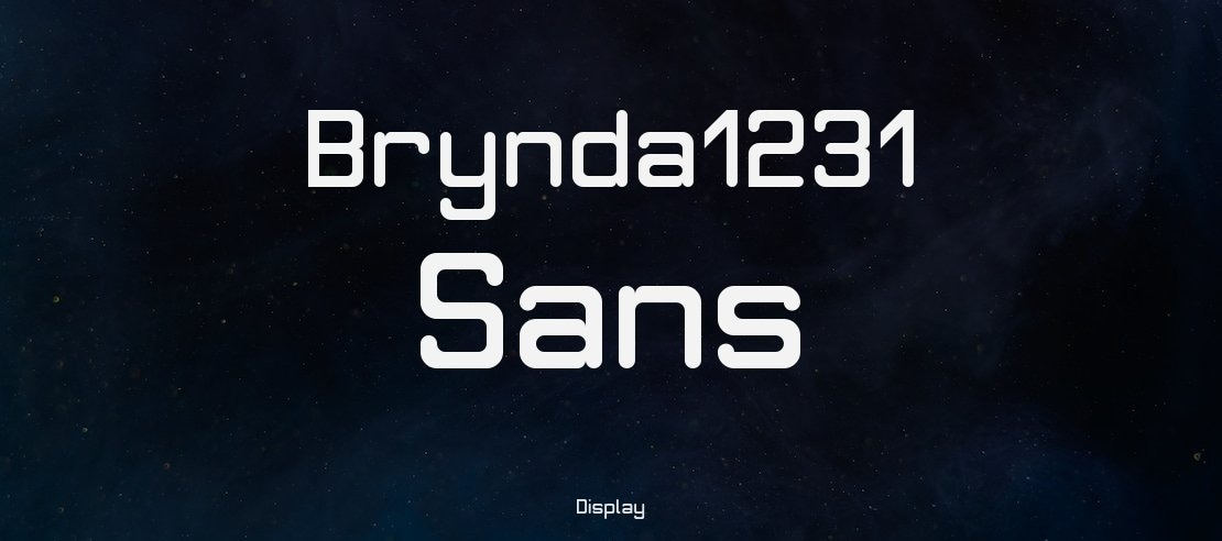 Brynda1231 Sans Font