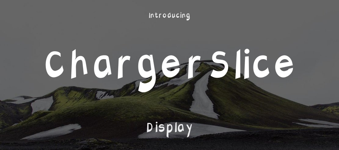 Charger Slice Font Family