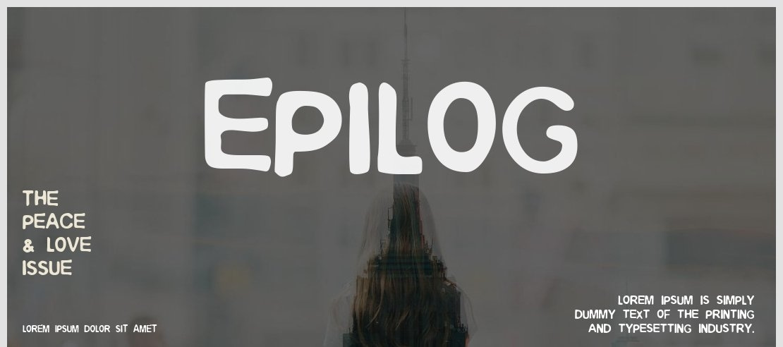 Epilog Font