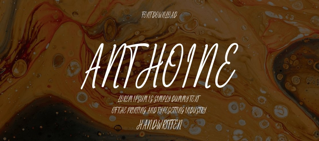 Anthoine Font