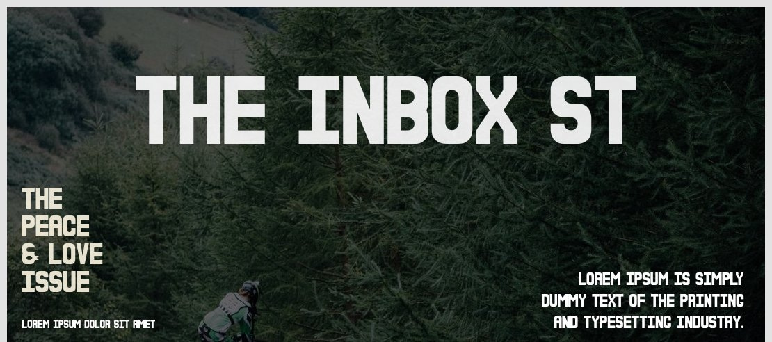 The Inbox St Font