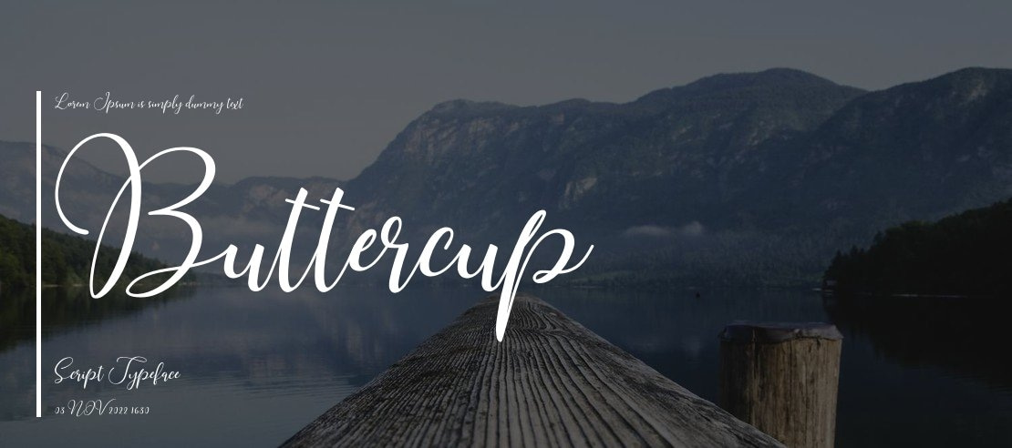 Buttercup Script Font | Font.Download