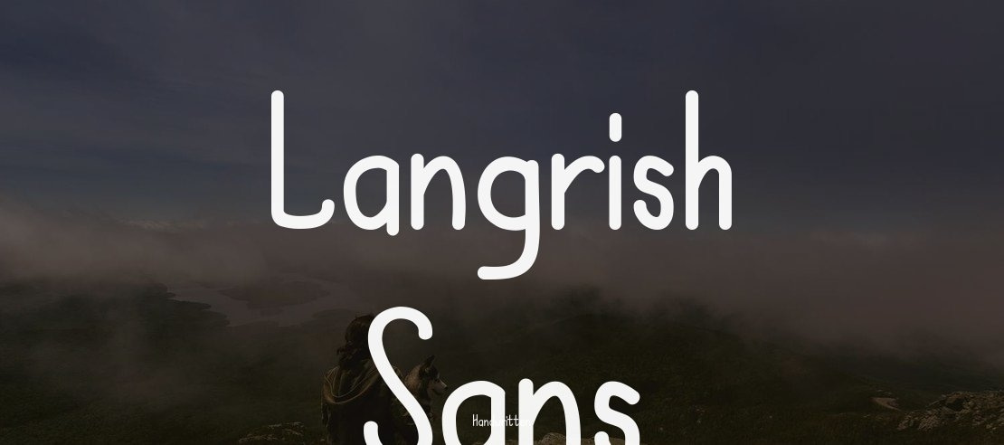 Langrish Sans Font Family