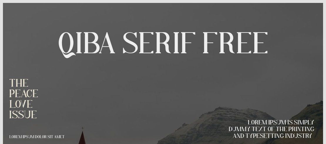 Qiba Serif FREE Font Family