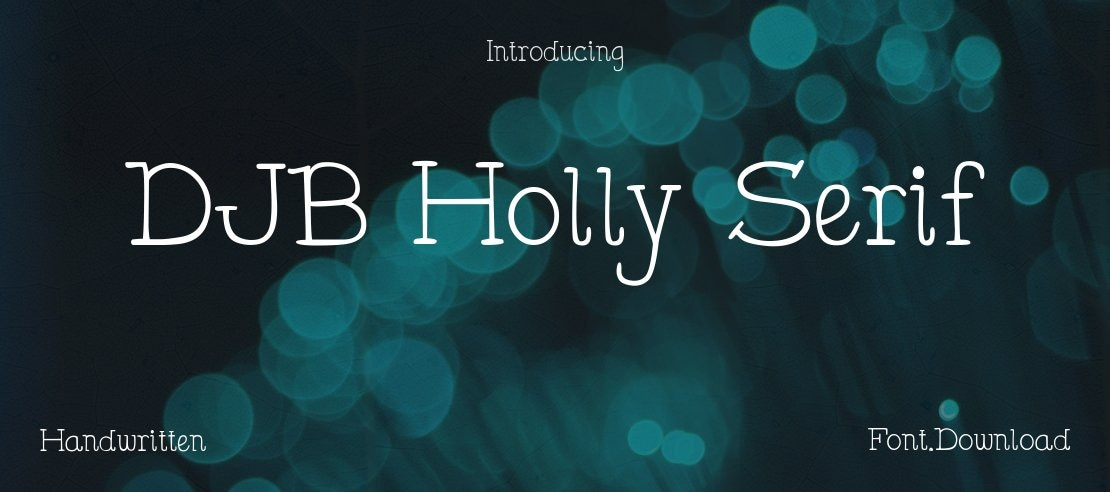 DJB Holly Serif Font Family