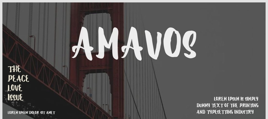 Amavos Font