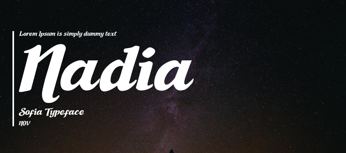 Nadia Sofia Font