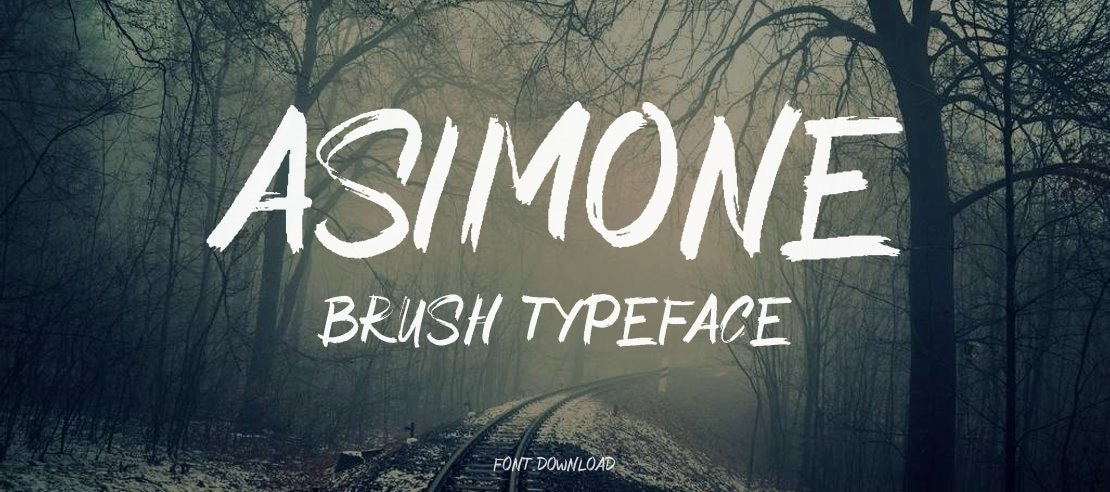 Asimone Brush Font