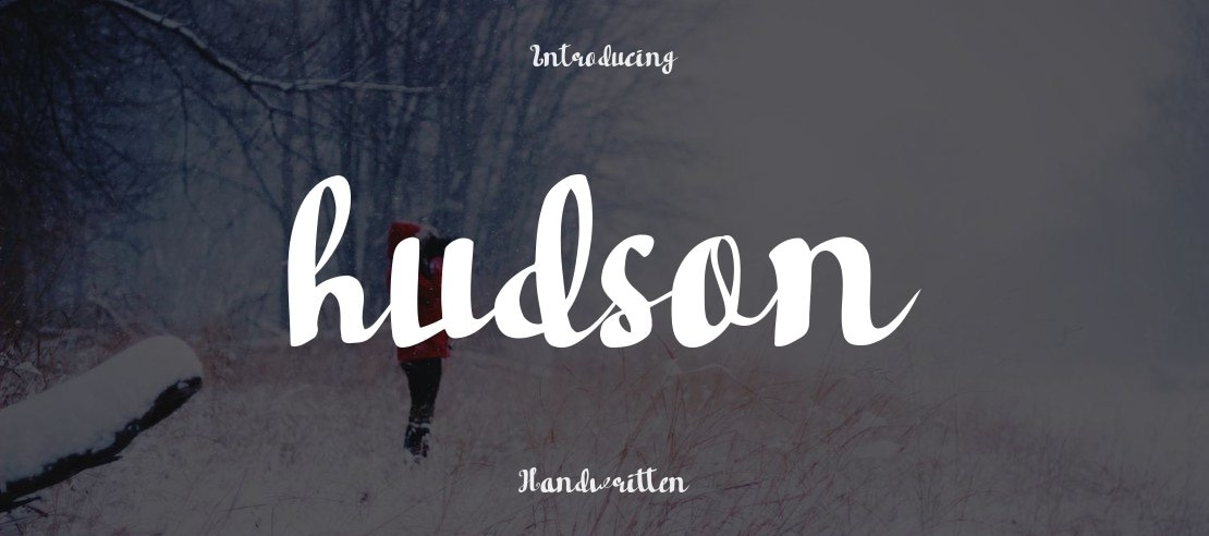 hudson Font